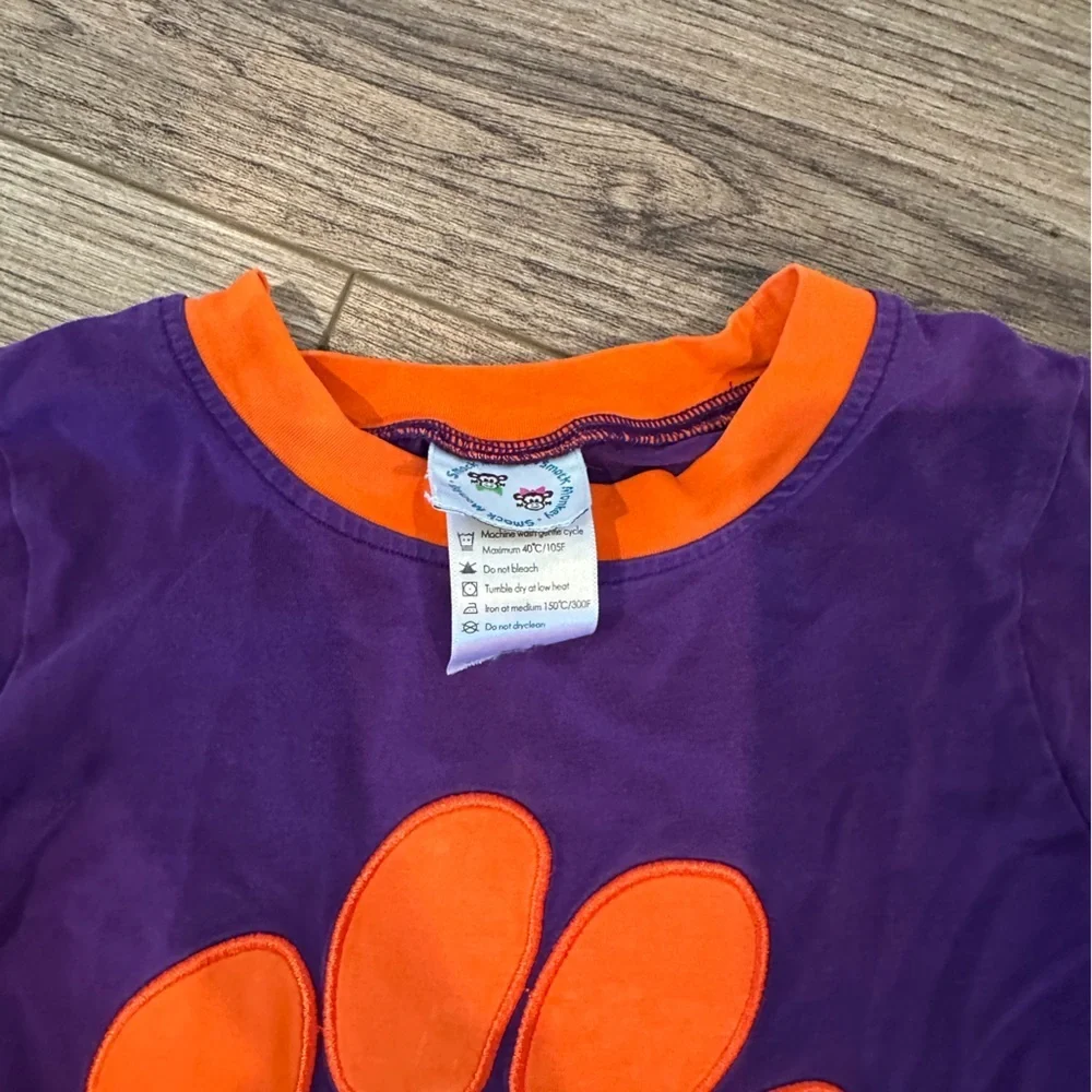 Bundle Girls 4T Clemson Themed Tops and Pajama Sets in Dinosaur Various Brands